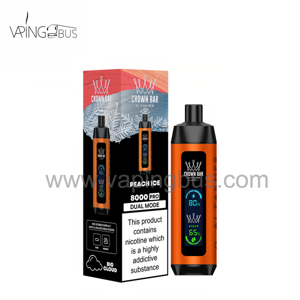 AL FAKHER CROWN BAR SHISHA-PEACH ICE Shisha