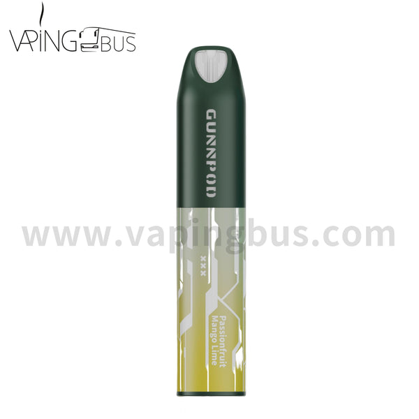 GUNNPOD LUME Disposable Vape 5000 Puffs - Passion Fruit Mango Lime