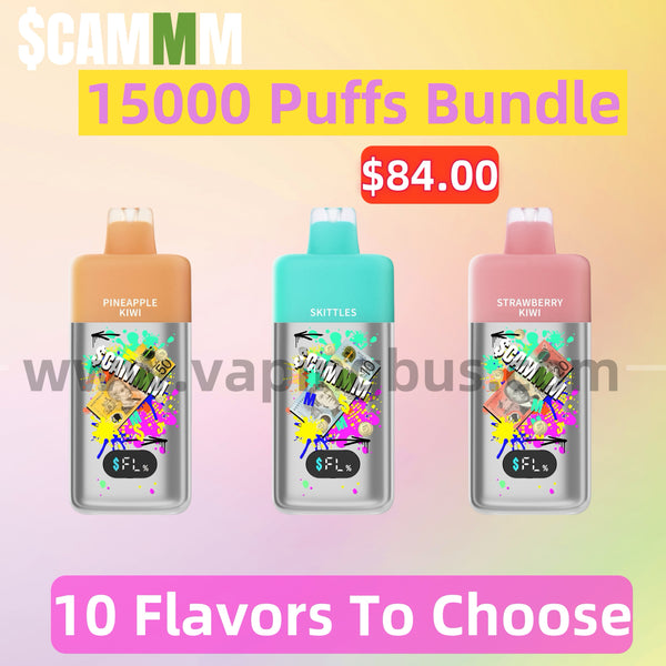 Any 3 x Scam 15000 Puffs Bundle