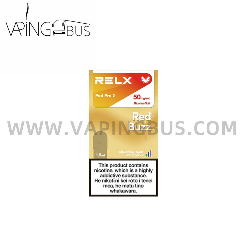 RELX Pod Pro 2 - Red Buzz - Vapingbus
