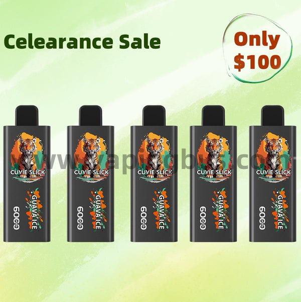 Buy 5 x HQD Slick 6000(Guava ice)
