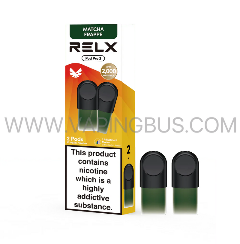 RELX Pod Pro 2 - Matcha Frappe（2 packs)
