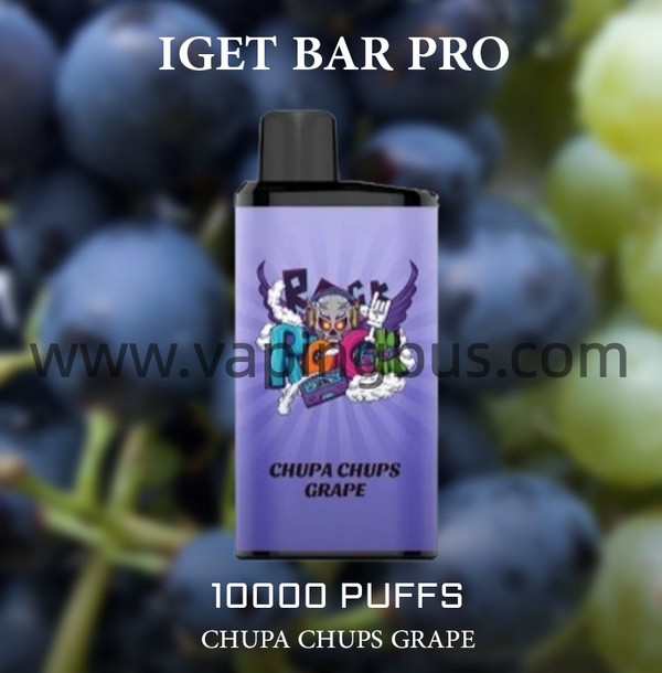 IGET Bar Pro Disposable Vape 10000 Puffs - Chupa Chups Grape