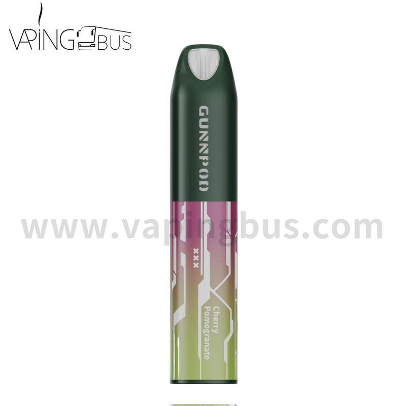 GUNNPOD LUME Disposable Vape 5000 Puffs - Cherry Pomegranate