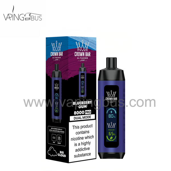 AL FAKHER CROWN BAR SHISHA-BLUEBERRY GUM Shisha