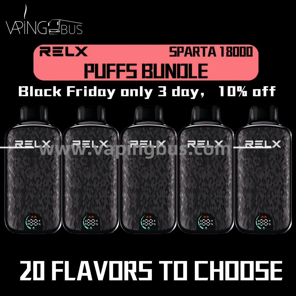 5 x Relx Spatra 18000 Puffs