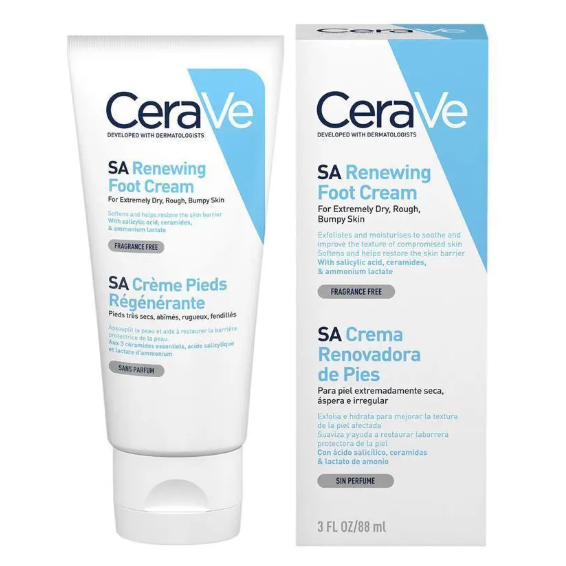 CeraVe SA Renewing Foot Cream 88ml