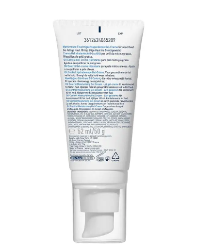 CeraVe Oil Control Moisturising Gel Cream 52ml