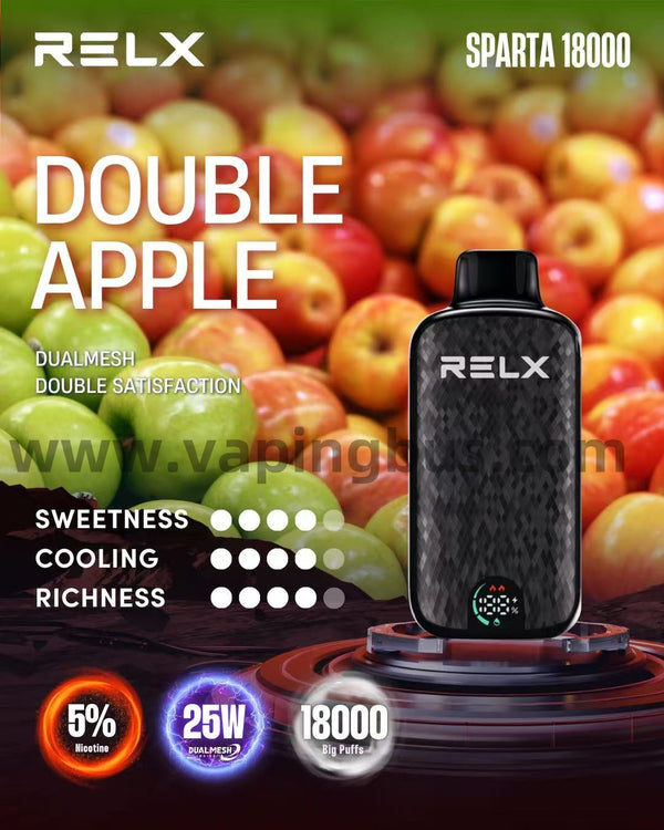 Relx SPARTA 18000 Puffs-Double Apple