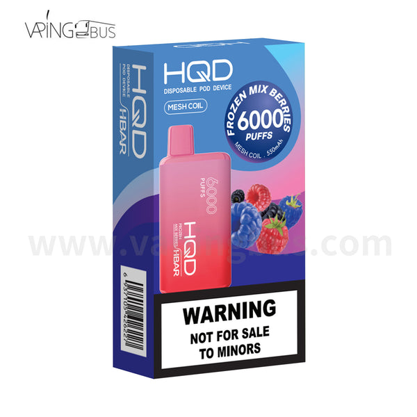 HQD Hbar Disposable Vape 6000 puffs - Frozen Mix Berries