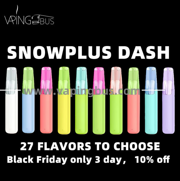 10 x Snowplus Dash（Pick your own flavors)