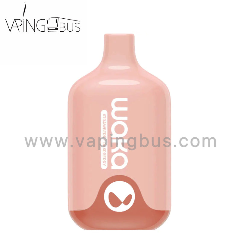 WAKA Smash Disposable Vape 6000 Puffs - Strawberry Raspberry