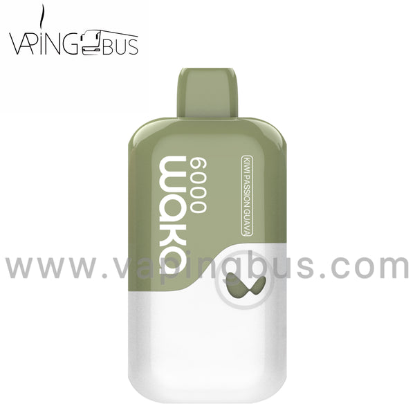 WAKA soMatch Disposable Vape 6000 Puffs - Kiwi Passion Guava