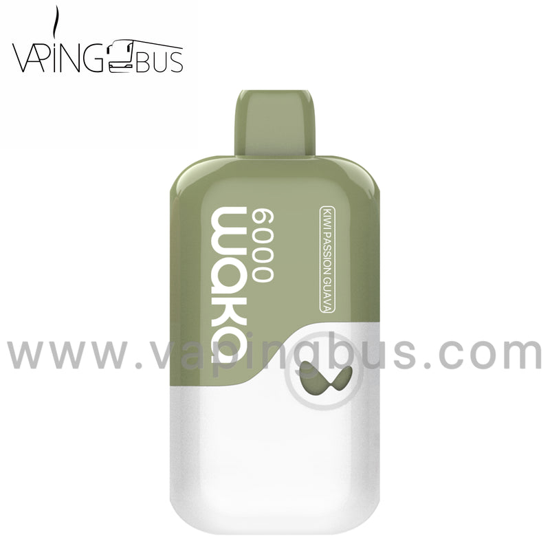 WAKA soMatch Disposable Vape 6000 Puffs - Kiwi Passion Guava
