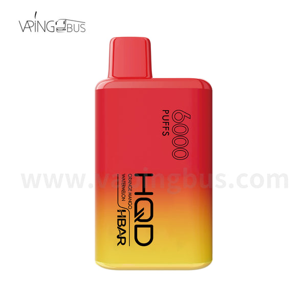 HQD Hbar Disposable Vape 6000 puffs - Orange Mango Watermelon