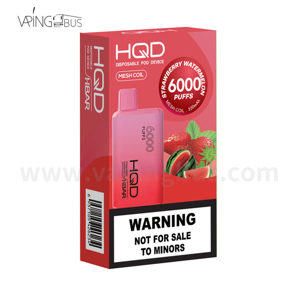 HQD Hbar Disposable Vape 6000 puffs - Strawberry Watermelon