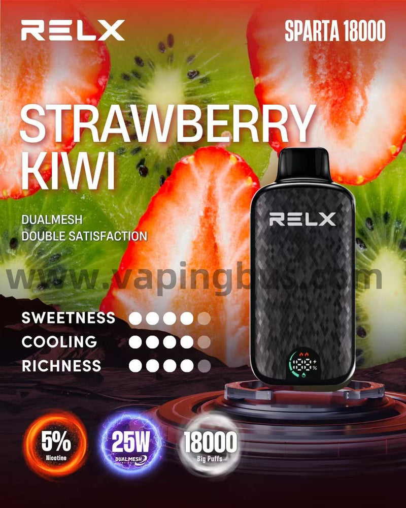 Relx SPARTA 18000 Puffs-Strawberry Kiwi