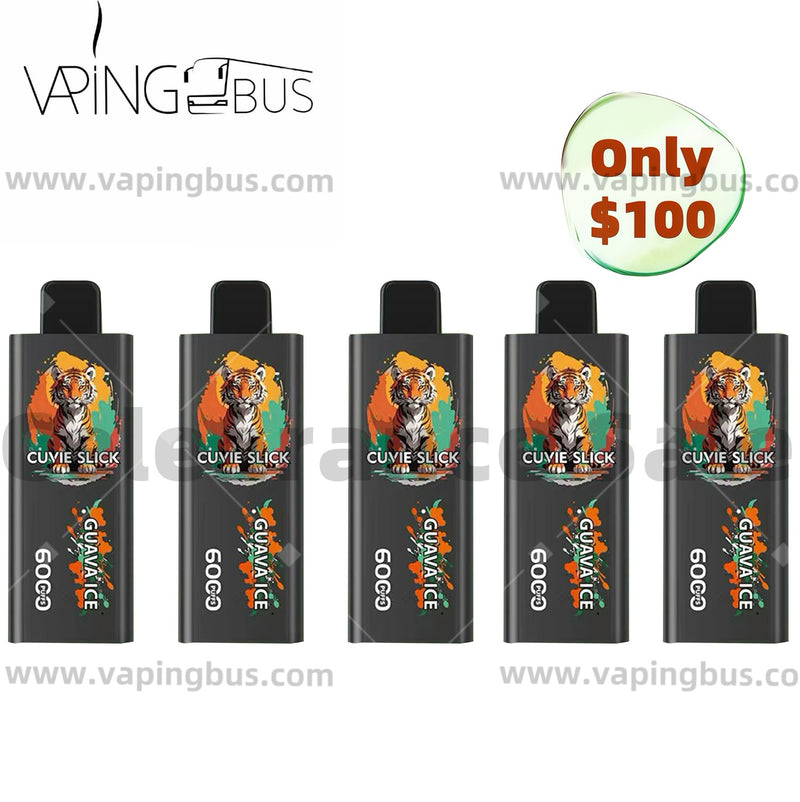 Buy 5 x HQD Slick 6000(Guava ice)