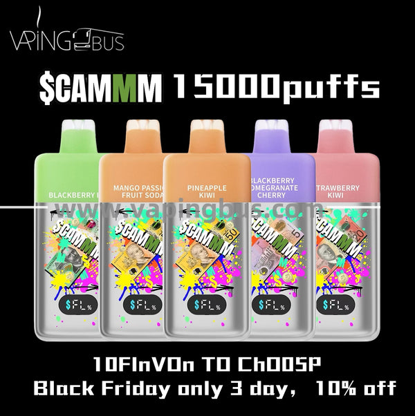 Any 5 x Scam 15000 Puffs Bundle