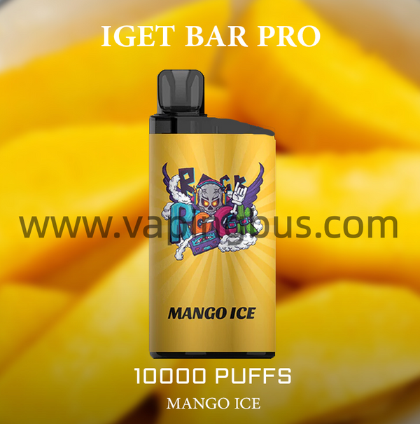 IGET Bar Pro Disposable Vape 10000 Puffs - Mango Ice