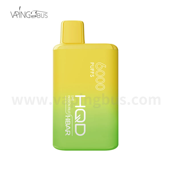 HQD Hbar Disposable Vape 6000 puffs - Lime Passion Fruit