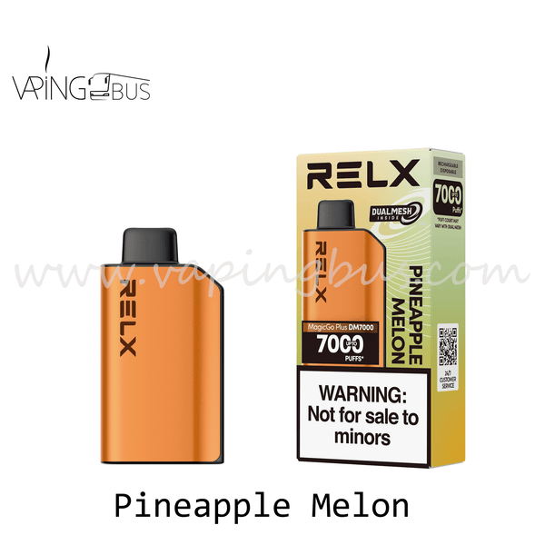 RELX MagicGo Plus Disposable Vape 7000 Puffs - Pineapple Melon - Vapingbus