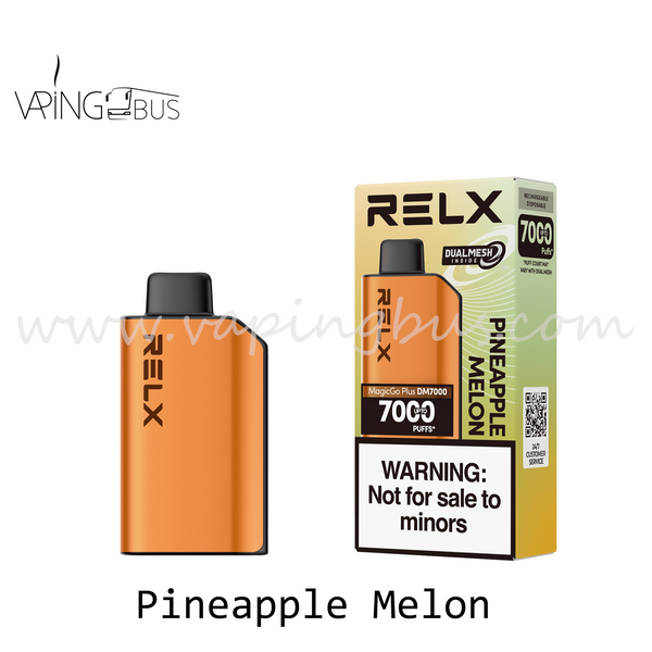 RELX MagicGo Plus Disposable Vape 7000 Puffs - Pineapple Melon