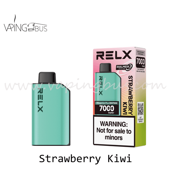 RELX MagicGo Plus Disposable Vape 7000 Puffs - Strawberry Kiwi - Vapingbus