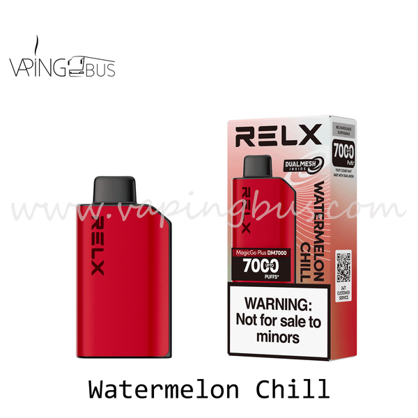 RELX MagicGo Plus Disposable Vape 7000 Puffs - Watermelon Chill - Vapingbus