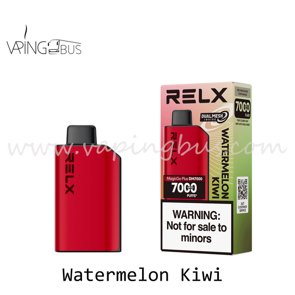 RELX MagicGo Plus Disposable Vape 7000 Puffs - Watermelon Kiwi
