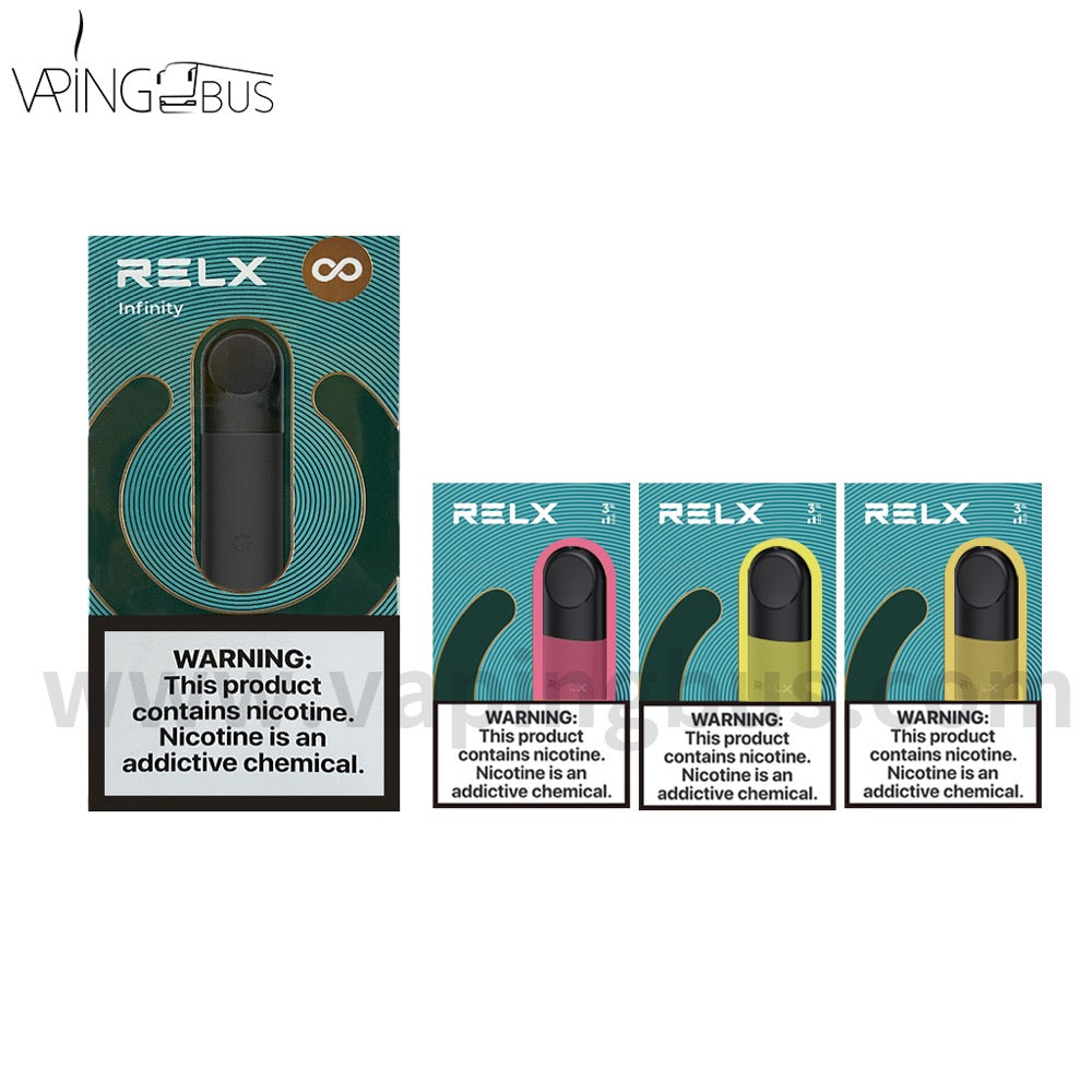 3x RELX Pod Pro + 1x RELX Infinity Device